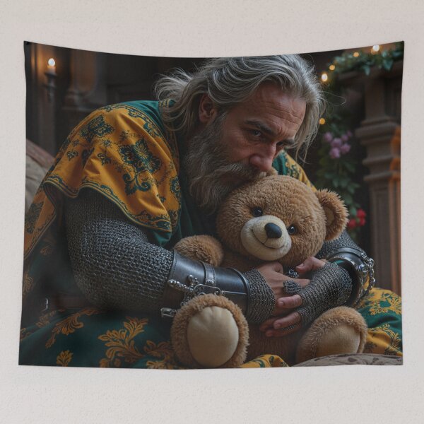 Item preview, Brave Knight and His Soft Teddy designed and sold by M-Y-A-R-T-.