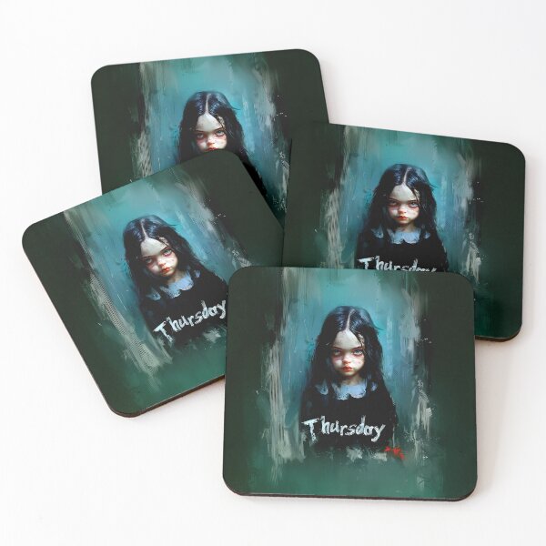 Item preview, Creepy Pretty Girl Abstract Thursday designed and sold by ArtbyJustis.