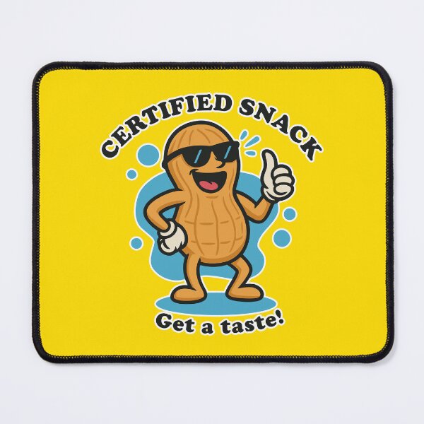 Item preview, Funny Peanut: Get a Taste of this Certified Snack! designed and sold by Happy Puppy Print On Demand.