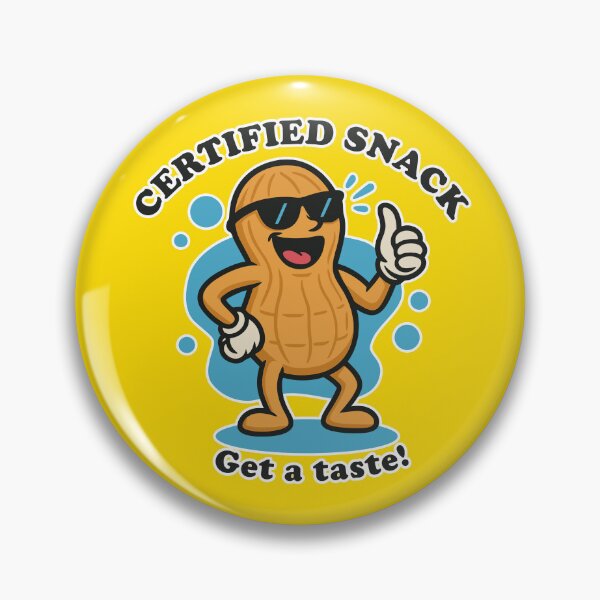 Item preview, Funny Peanut: Get a Taste of this Certified Snack! designed and sold by Happy Puppy Print On Demand.