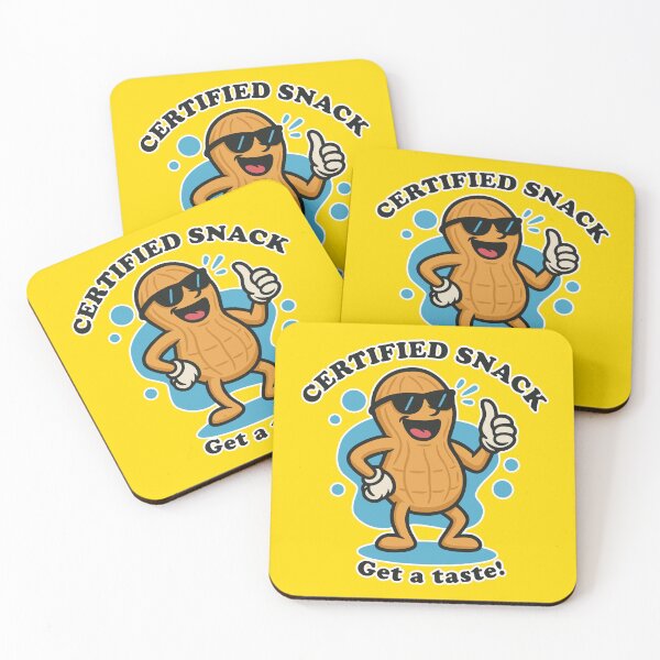 Item preview, Funny Peanut: Get a Taste of this Certified Snack! designed and sold by Happy Puppy Print On Demand.