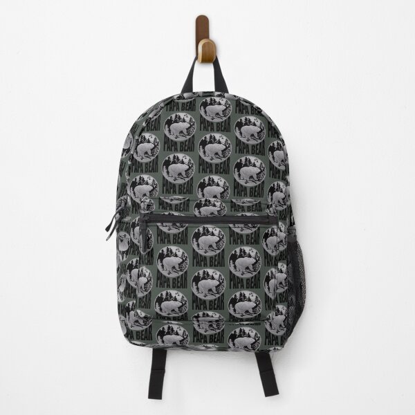 Item preview, Black and Grey Woodland Papa Bear designed and sold by taiche.