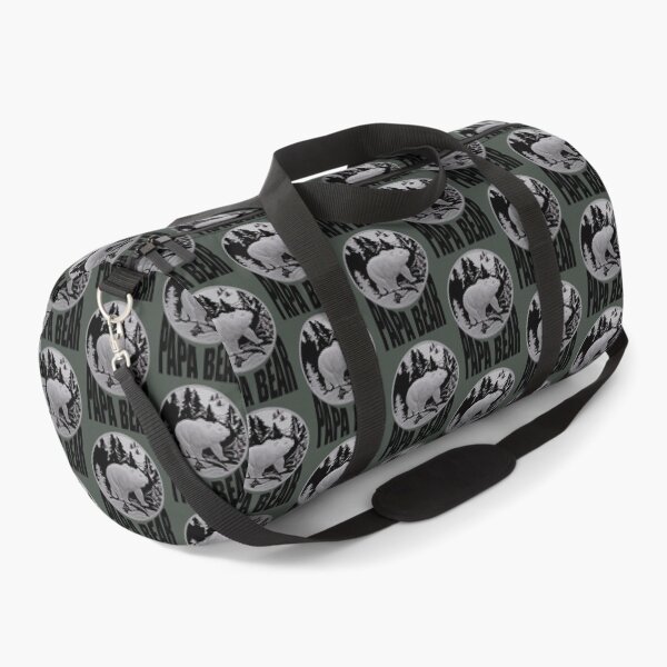 Item preview, Black and Grey Woodland Papa Bear designed and sold by taiche.