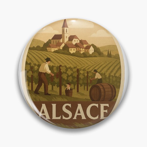 Artikelvorschau, Alsace France vineyards entworfen und verkauft von M4nulas.