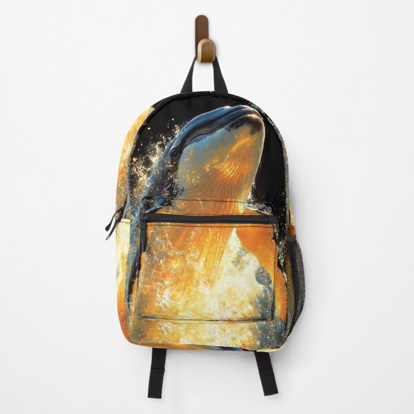 Item preview, Portrait Animal Explosive Killer Whale Surging Through Celestial Sea Sparks designed and sold by juniorcastros.