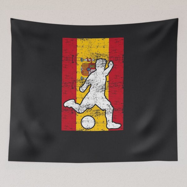 Item preview, Spain Flag Soccer Player designed and sold by melsens.