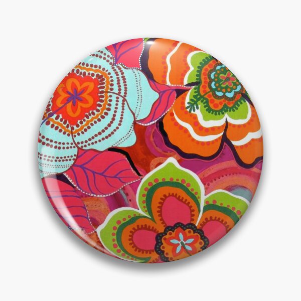 Item preview, Retro Hippy Flowers designed and sold by ViaARTfactory.