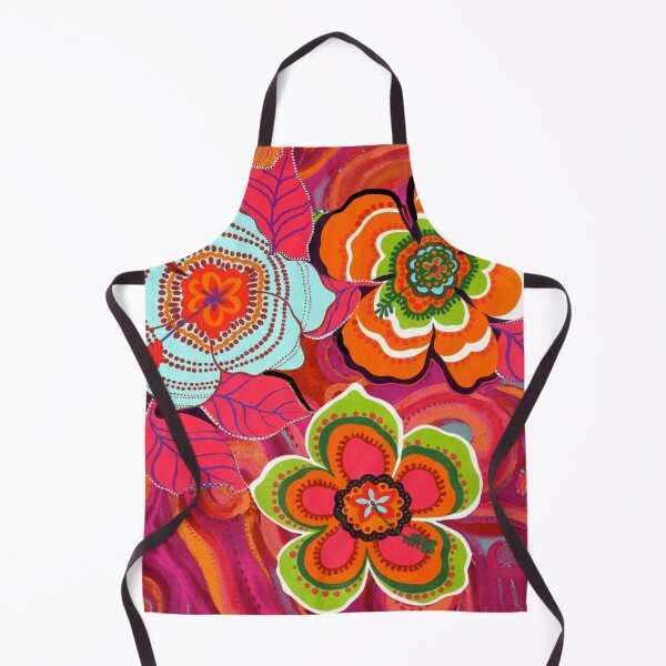 Item preview, Retro Hippy Flowers designed and sold by ViaARTfactory.