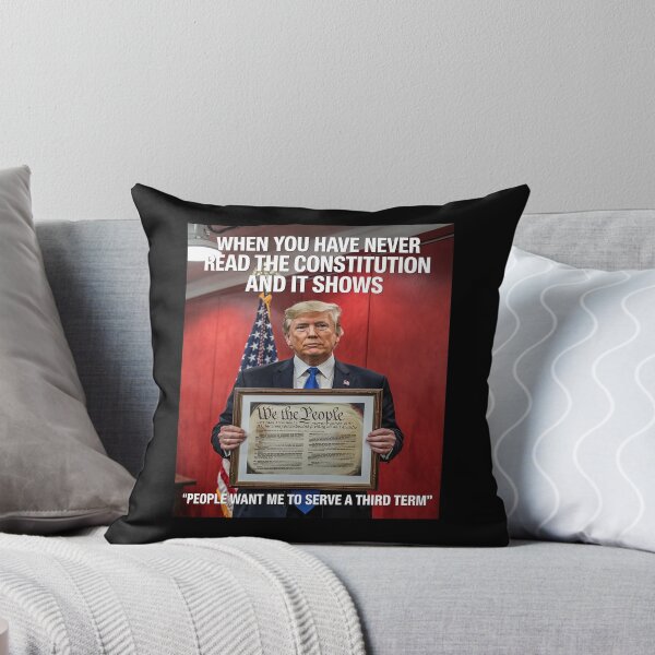 Artikelvorschau, Politisches Satire-T-Shirt, Trump-Verfassung, dritte Amtszeit entworfen und verkauft von splindoershop.