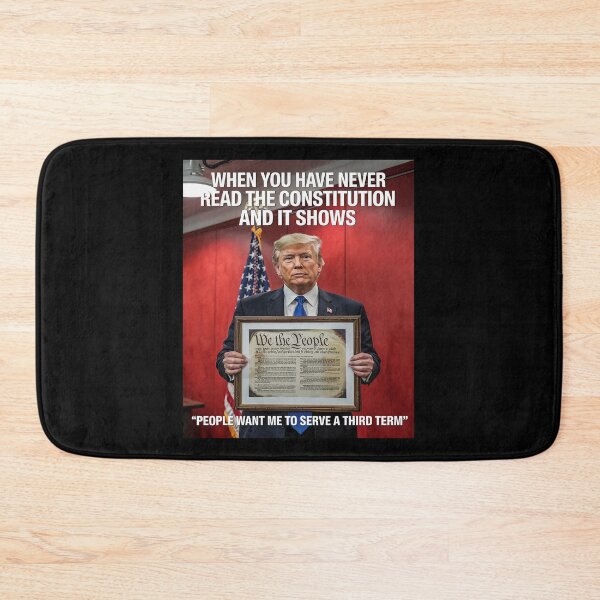 Item preview, Political Satire T-Shirt, Trump Constitution Third Term designed and sold by splindoershop.