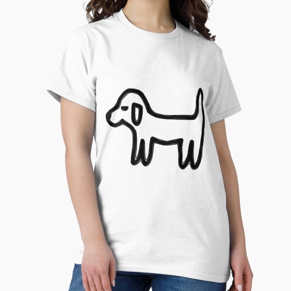 Item preview, Minimal Dog – Reduced line dog on aquamarine designed and sold by Vision Illustrated.