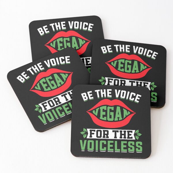 Item preview, Be The Voice For The Voiceless Vegan Saying designed and sold by Faiza Styles.