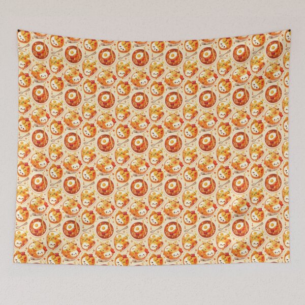 Item preview, Kawaii Curry Pattern designed and sold by CaosCreativo-cr.
