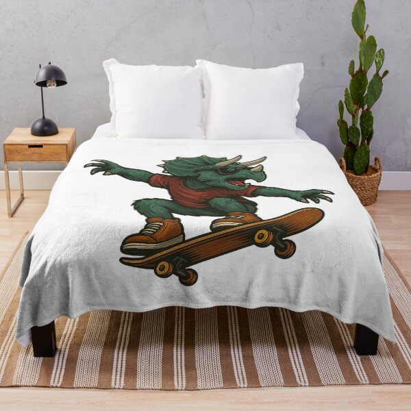 Item preview, Skateboarding Triceratops Dinosaur designed and sold by k3rstman1.