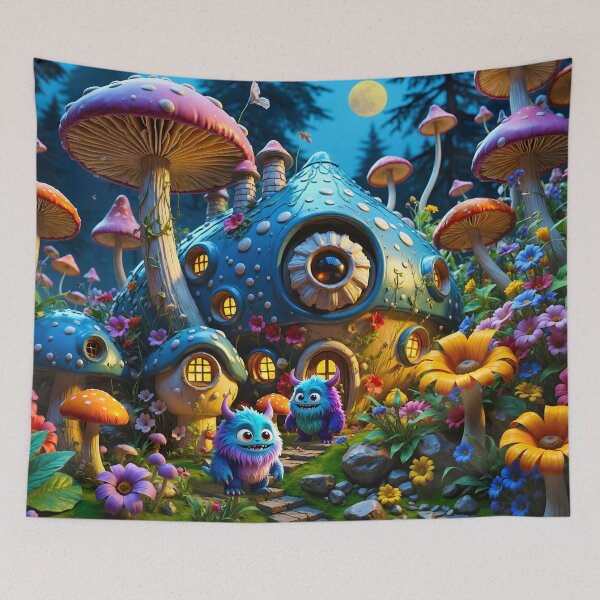 Item preview, Little Monsters Retreat designed and sold by rainsdesigns.