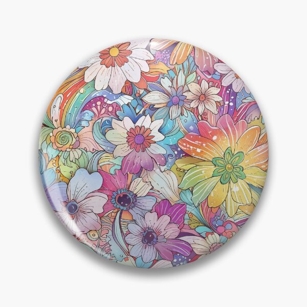 Artikelvorschau, Regenbogenblume entworfen und verkauft von CoolPixels.