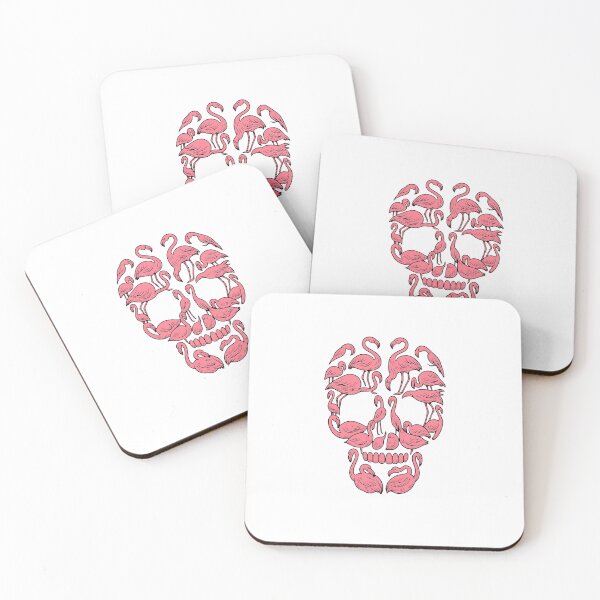 Item preview, Pink Flamingo Skull Breast Cancer Awareness Halloween Women designed and sold by MOHITSALVI.
