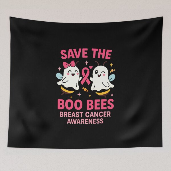 Item preview, Save The Boobees Boo Bees Breast Cancer Halloween Women designed and sold by MOHITSALVI.