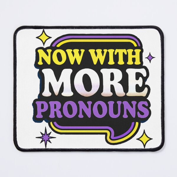 Item preview, Now With More Pronouns – Nonbinary Pride Design designed and sold by Aryaqua.