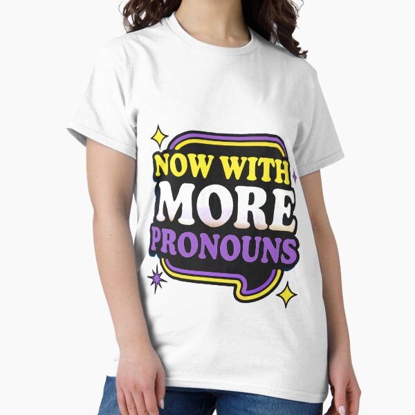 Item preview, Now With More Pronouns – Nonbinary Pride Design designed and sold by Aryaqua.