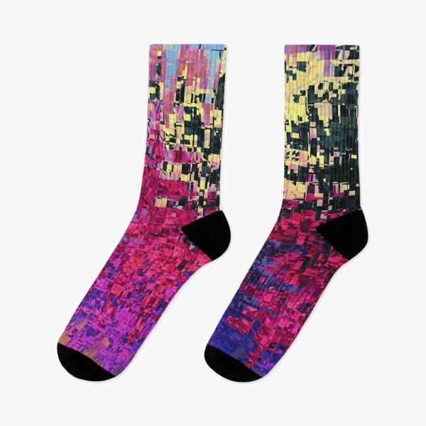 Item preview, Colorful, abstract, pixelated artwork designed and sold by Sigtrix.