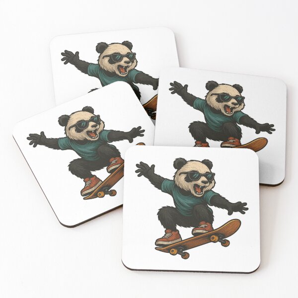 Item preview, Skateboarding Panda designed and sold by k3rstman1.