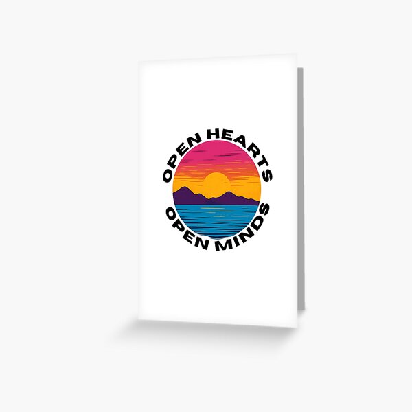 Item preview, Open Hearts, Open Minds Pansexual Sunset designed and sold by Feathers and Flair.