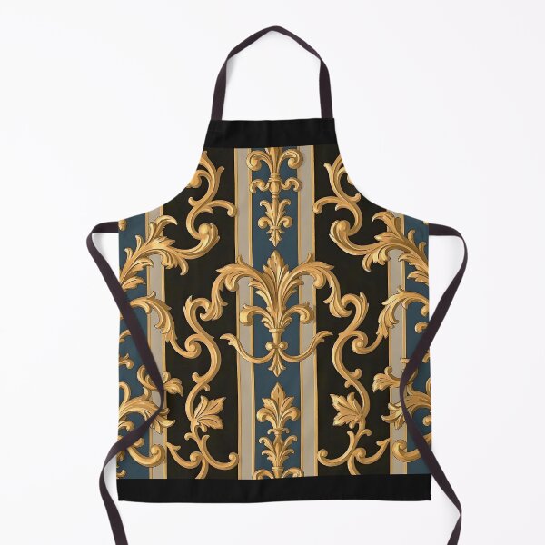 Item preview, Blue & Black Striped Rococo designed and sold by DesignsByPrnces.