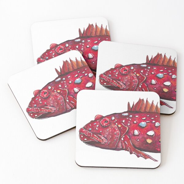 Item preview, red fish, it was this big designed and sold by ART4UBYME.