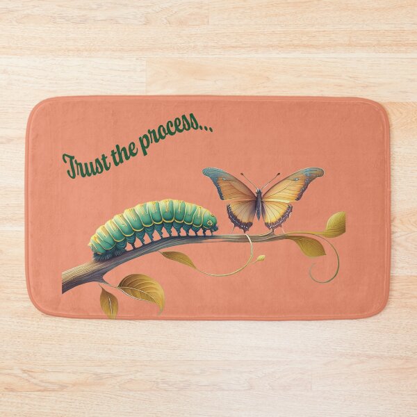Item preview, Caterpillar transforming into a butterfly : trust the process designed and sold by SSdesignArticle.