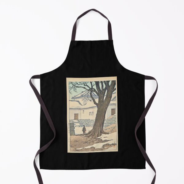 Item preview, Hikonejo no Zansetsu (Lingering Snow at Hikone Castle) by Hasui Kawase | Japanese Winter Poster | Japandi Wall Art designed and sold by artofuniverse.