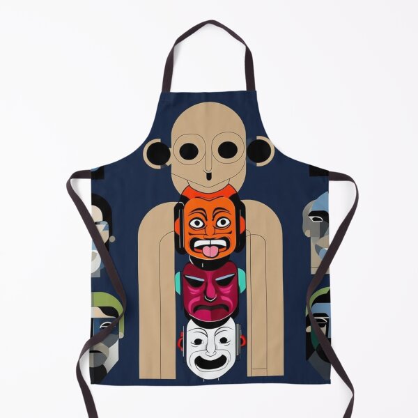 Item preview, "Echoes of Identity: A Fusion of Masks and Modern Faces" designed and sold by DiiStyle.