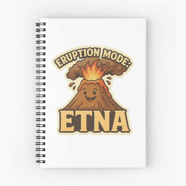 Item preview, Eruption Mode: Etna – Funny Volcano  designed and sold by ZygGDesign.