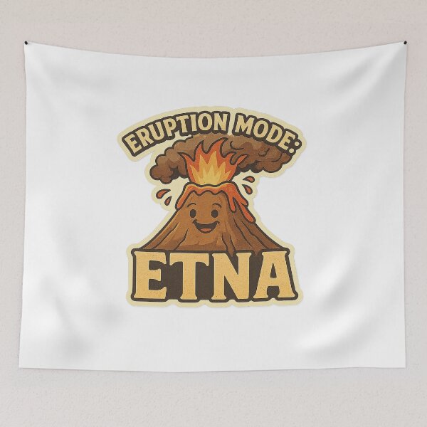 Item preview, Eruption Mode: Etna – Funny Volcano  designed and sold by ZygGDesign.
