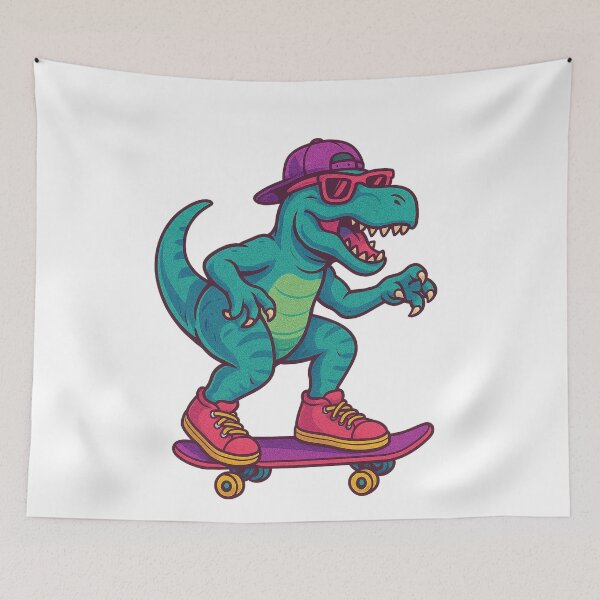 Item preview, Skateboarding T-rex Dinosaur designed and sold by k3rstman1.