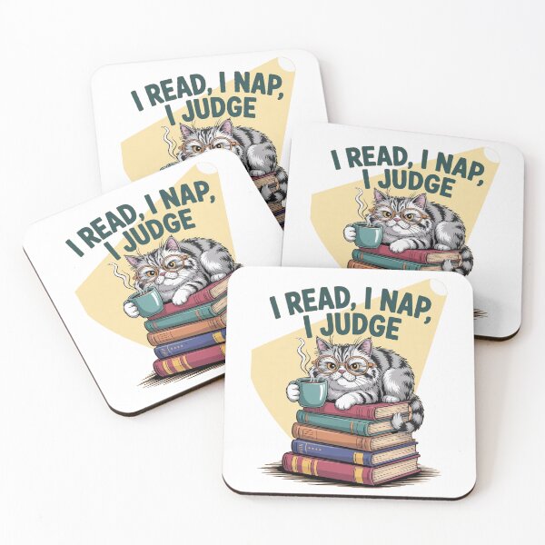 Item preview, Grumpy Cat & Books — Perfect Gift for Cat Lovers designed and sold by KrissGraphShop.