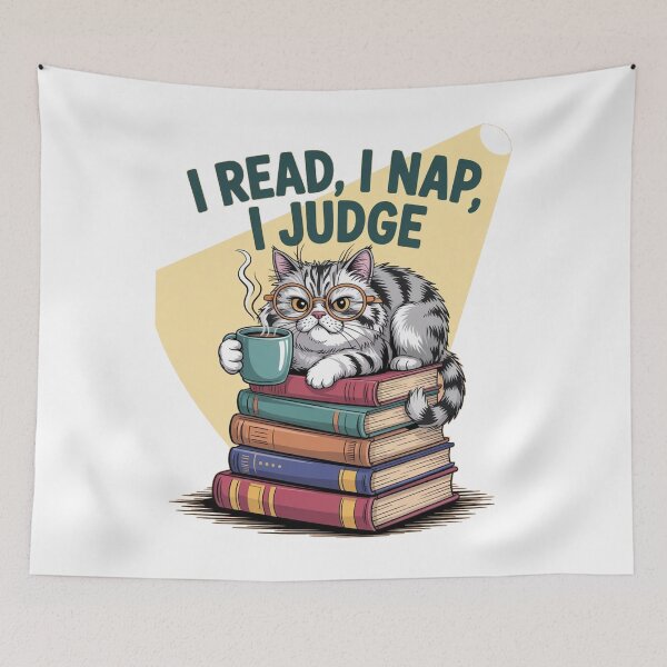Item preview, Grumpy Cat & Books — Perfect Gift for Cat Lovers designed and sold by KrissGraphShop.