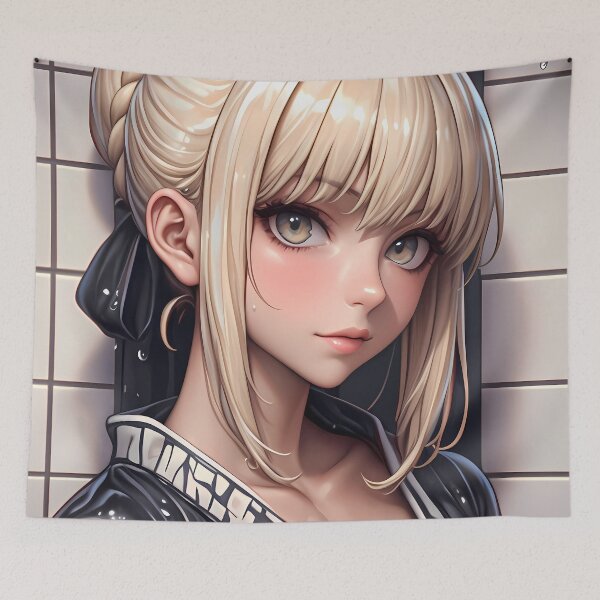 Item preview, Saber Alter Fate Stay Night Belleza rubia con kimono brillante designed and sold by odcpappels.