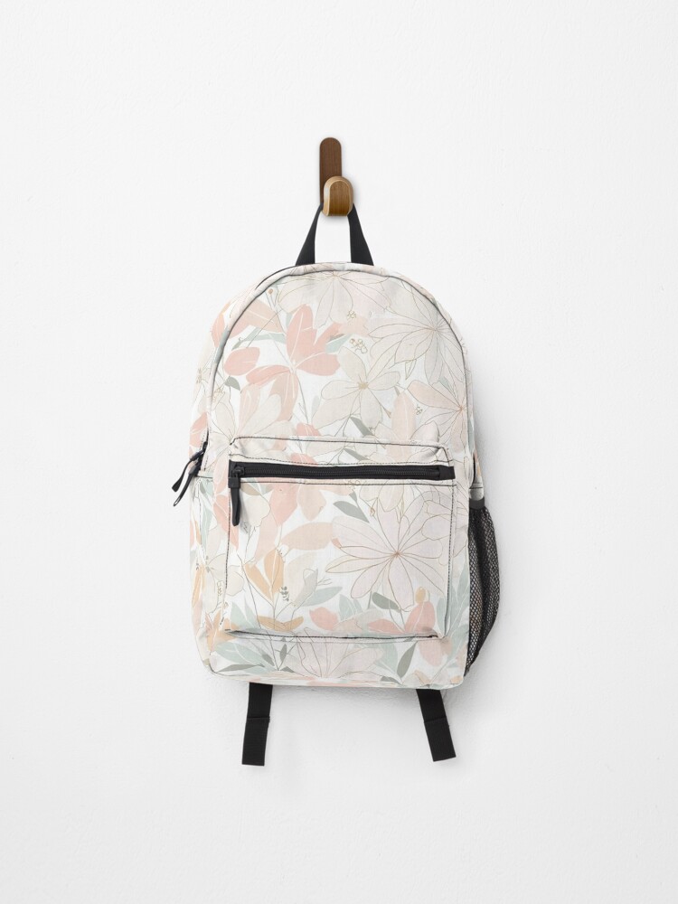 Thumbnail 1 of 3, Backpack, Simple Flower Design designed and sold by CoolPixels.