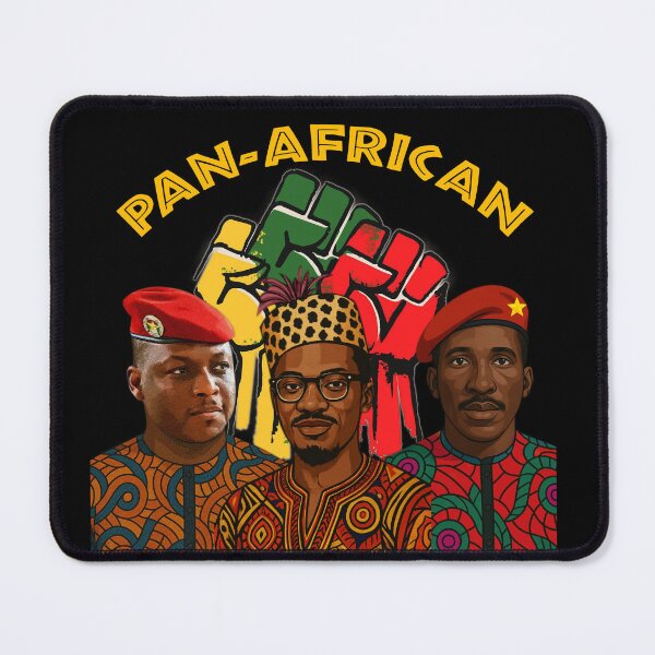 Item preview, Pan-African leaders Ibrahim Traore Thomas Sankara Patrice Lumumba designed and sold by Youngkev-arts.