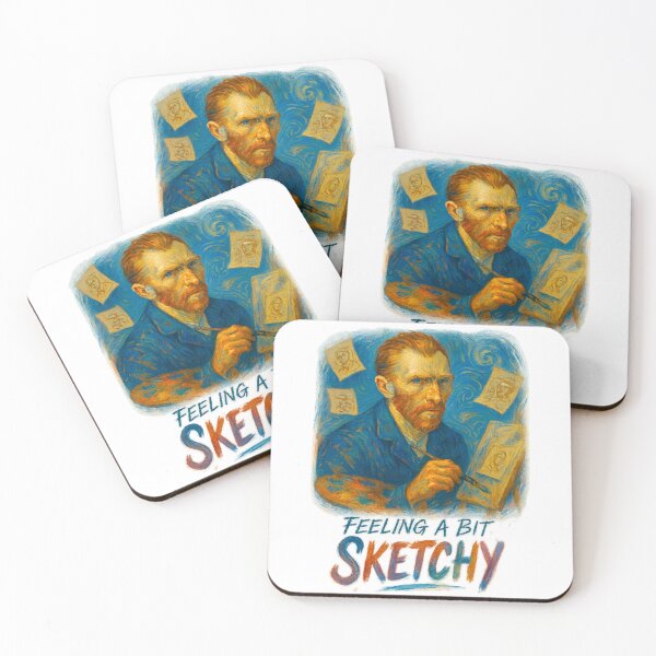 Item preview, Vincent van Gogh – Feeling a Bit Sketchy designed and sold by Neonyx2020.