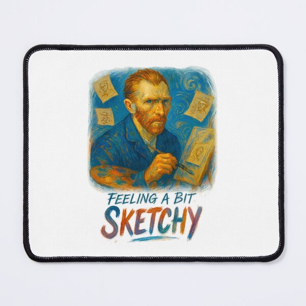 Item preview, Vincent van Gogh – Feeling a Bit Sketchy designed and sold by Neonyx2020.