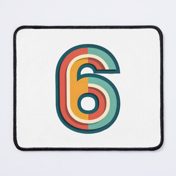 Item preview, Number 6 designed and sold by nimmitrends.