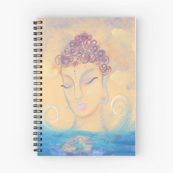 Item preview, Eco de Géminis - Reflejo de agua pastel de Buda designed and sold by Pattern Daydreams.