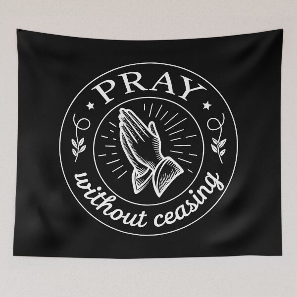 Item preview, 1 Thessalonians 5:17 Pray Without Ceasing designed and sold by plushism.