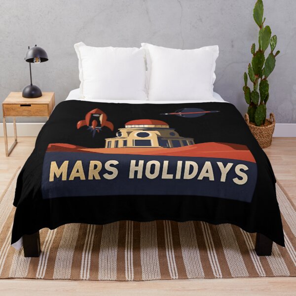 Item preview, Retro Mars Travel Poster designed and sold by ChicTrendz.