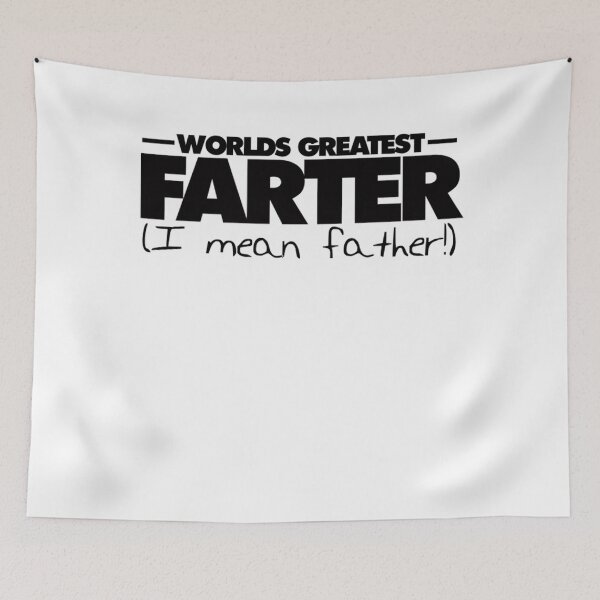 Item preview, Worlds Best Farter I Mean Father Vintage Black Style designed and sold by Arfurneauxt.