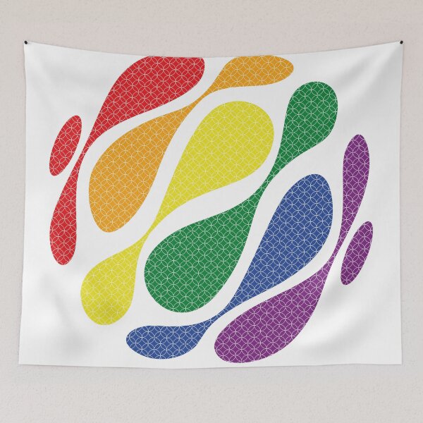 Item preview, Rainbow Ripples designed and sold by JujuDesignX.