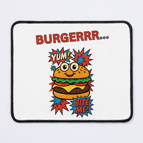 Item preview, YUM, BITE ME.. BURGERRR designed and sold by KISHNAY-FASHION.
