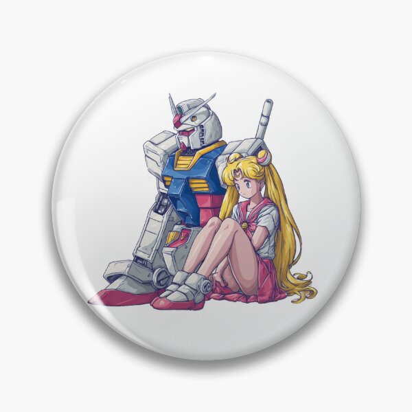 Item preview, Gundam and Moon: A Mecha Magical Crossover designed and sold by pastel.moonwave.